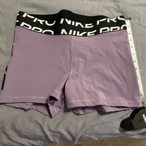 Nike pro size large dri fit shorts worn once